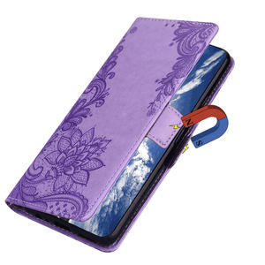 Custodie per telefoni in pelle con vibrazione orizzontale magnetica a fiore retrò per Samsung S21 FE 5G S20FE S20 Ultra A21S A52 A71 <span class=keywords><strong>A22</strong></span> <span class=keywords><strong>4G</strong></span> - Product Image 4