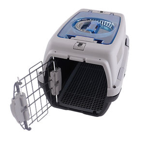 Cage pour chien en plastique S M L XL <span class=keywords><strong>XXL</strong></span>, transporteur pour animaux de compagnie, valise de transport pour chien sur roulettes - Product Image 3