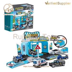Approvisionnement d'usine Science bricolage Ept incroyable éjection Garage <span class=keywords><strong>jeu</strong></span> jouets parkings ensemble stockage roue libre moulé sous pression voitures jouets - Product Image 4
