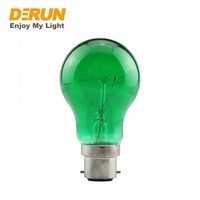Ampoules à filament double A19/A60 127V/220V/240V B22/E26/E27 - Colorées pour les fêtes, INC-COLOR