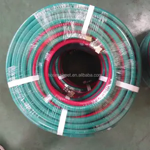 Set pemotong karet gas alami oksigen/asetilen 10 m rakitan selang Las tekanan tinggi