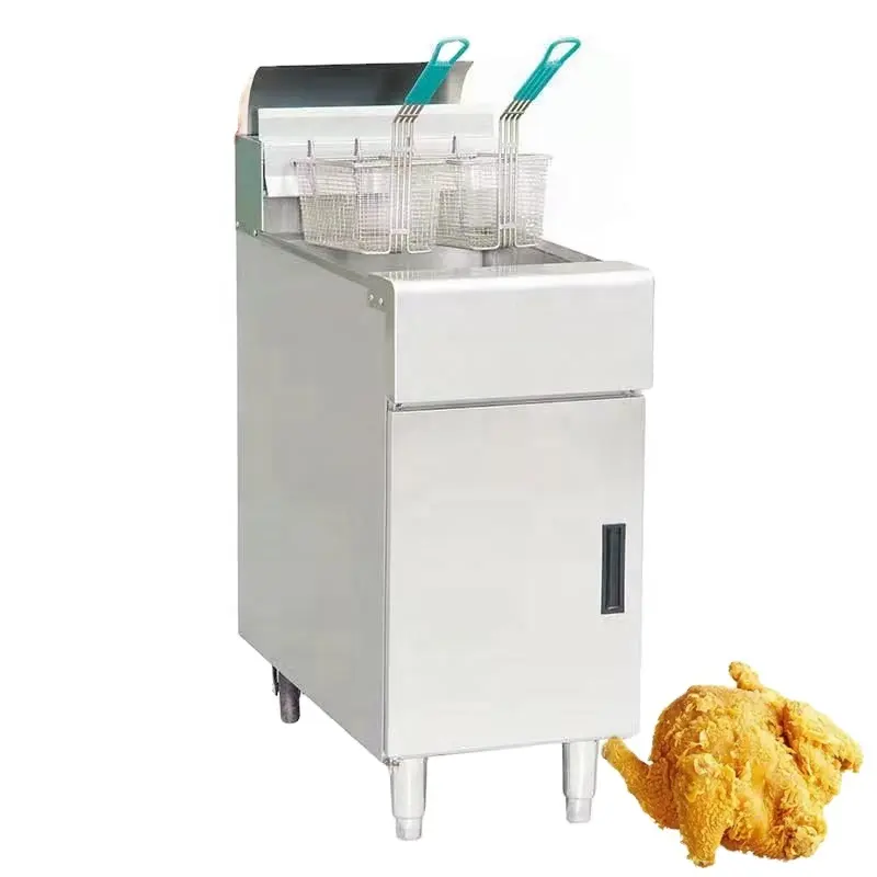 Friteuse électrique kfc pour poulet frit, appareil pour la friture au gaz ou électrique