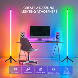 Daybetter RGBIC 1A Modern LED 360. Ambient Light Smart App & Remote <b>Control</b> Plastic <b>Stand</b> High CRI 90 for Residential Use - Product Image 5