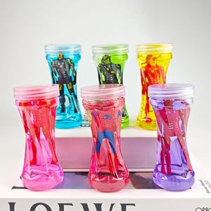 Juguetes Educativos de Slime Transparente en Forma de S, 12 Unidades, Slime Cristalino Elástico con Héroes - Product Image 4
