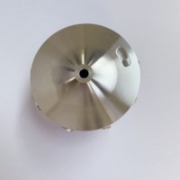 GT15-25 47.00/61.98mm 9 + 0 lames Turbo fraisage/aluminium 2618/roue de compresseur de billette