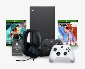Offerta Speciale per Console Xbox Series X 1TB Nera con 2 Controller, 10 Giochi e Cuffie, Spina EU, Promozione Attuale - Product Image 3