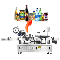 Etiquetadora Automática de 3 Lados para Botellas Redondas, Equipo de Etiquetado de Alta Velocidad para Botellas de Alimentos