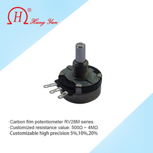 Potenziometro Rotativo RV28M da 5k Ohm, Reostato in Cartone - Product Image 2