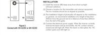 Sensor Detector de Movimiento Infrarrojo 12V 24V AC DC para Puerta Corredera Automática, Barrera de Garaje, Alarma de Seguridad