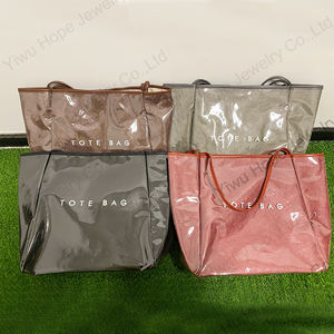 Bolsa de Mano Grande de PVC para Mujer, Estilo Weekender, para Compras, Viajes, al Hombro, Venta al Por Mayor de Fábrica, Novedad 2026 - Product Image 5