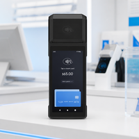 Terminal de point de vente mobile Android 14 avec écran tactile de 5,5 pouces, 4G, WiFi, NFC, imprimante thermique, Bluetooth, terminal de point de vente portable, système de point de vente mobile pour restaurant