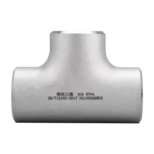 Factory Supply 304 316 Stainless steel Equal Tee Reducing Tee Manufacturer