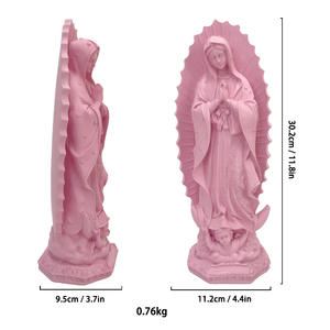 Estatua ecológica <span class=keywords><strong>de</strong></span> resina <span class=keywords><strong>de</strong></span> Nuestra Señora <span class=keywords><strong>de</strong></span> <span class=keywords><strong>Guadalupe</strong></span>, escultura Católica Mexicana <span class=keywords><strong>de</strong></span> La Santísima <span class=keywords><strong>Virgen</strong></span> María para decoración del hogar - Product Image 2