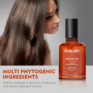 Высококачественная индивидуальная 60 мл Сыворотка для роста волос натуральные чистые органические аргановые эфирные масла для волос