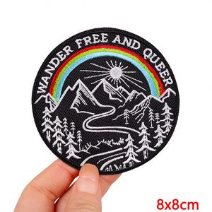 Patchs de voyage d'aventure, randonnée, camping, appliqués brodés, patchs personnalisés avec logo, patchs brodés pour vêtements, chapeaux, sacs - Product Image 3