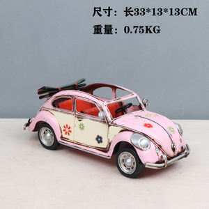 Modèle de voiture <span class=keywords><strong>Burago</strong></span> 1955 Beetle <span class=keywords><strong>1</strong></span>:<span class=keywords><strong>18</strong></span> Simulation de modèle de voiture classique en fer à l'échelle d'usine d'origine - Product Image 4