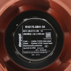 Ebmpapst R1G175-AB41-34 48V DC 38W 566m 0.85A 3/H 175มม. 3100RPM HVAC R1G175-AB63-02พัดลมระบายความร้อนแบบแรงเหวี่ยง - Product Image 6