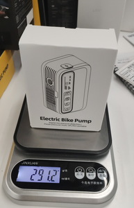 Mini compresseur d'air numérique sans fil <span class=keywords><strong>pour</strong></span> moto et vélo 120 PSI, mini pompe à vélo portable avec valve Presta et Schrader - Product Image 6
