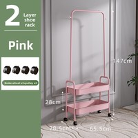Séchoir à linge sur pied en acier au carbone avec cintre de balcon amovible et design épuré