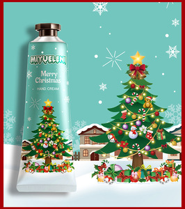 Usine de marque privée Vente en gros <span class=keywords><strong>Crème</strong></span> pour les mains de Noël 30g saveurs différentes mini lotion hydratante pour les mains - Product Image 5