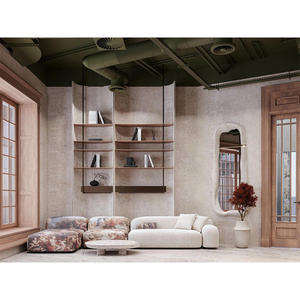 Diseño de Interiores Personalizado para Salón de Belleza, Muebles Modernos Estilo Wabi Sabi, Paquete de Mobiliario para Salón de Belleza, Diseño de Tienda en Madera, Piedra y Microcemento - Product Image 4