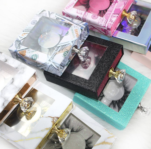Drawer Style Private Label Handmade Cruelty-Free Reusable Self-Adhesive Glossy Lamination 3D Effect Glueless Press-On Lash - Product Image 2