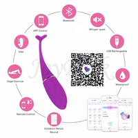 Vibrateur pour femme JoyPark Dolphin Massager, téléphone portable, jeux sexuels pour adultes, vidéo, rechargeable, contrôle à distance par application