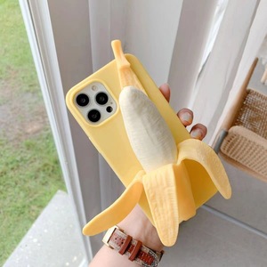 เคสโทรศัพท์ซิลิโคนลายกล้วย 3 มิติ พร้อมการปกป้อง 360 องศา และการยึดติดด้วยกาว สำหรับ 16/15/<span class=keywords><strong>14</strong></span>/13/12 <span class=keywords><strong>Pro</strong></span> <span class=keywords><strong>Max</strong></span> - Product Image 3