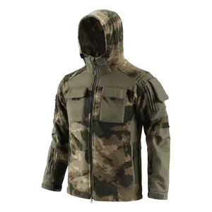 FG Camo Men's Tactical Jackets Winter Fleece Jacket Windbreaker Hiking Coats for Men