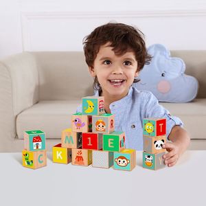 Khối Xây Dựng Động Vật Sáu Mặt Âm Thanh Nổi Khối Gỗ Ghép Nối Thông Minh Cho Trẻ Học Logic Tư Duy - Product Image 5