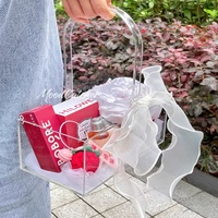 Boîte-cadeau portable en acrylique personnalisée pour la Saint-Valentin Vente en gros