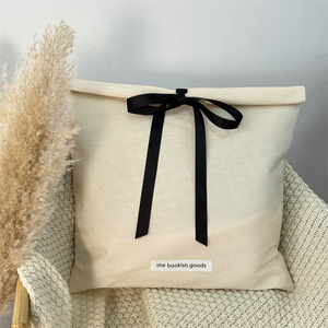 Bolsa de Algodón Enrollable de Primera Calidad para Empaque de Ropa, con Cierre de Cinta, Bolsa de Algodón para Zapatos, Bolsa Protectora contra el Polvo con Etiqueta y Logotipo Personalizado - Product Image 1