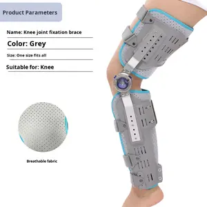 Soporte Ajustable para la Articulación <span class=keywords><strong>de</strong></span> la Rodilla, Protección <span class=keywords><strong>de</strong></span> la Rótula y el Menisco, para Rehabilitación <span class=keywords><strong>de</strong></span> Miembros Inferiores - Product Image 1