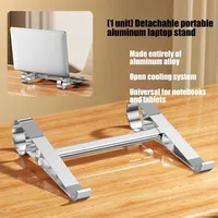 Support pour ordinateur portable en aluminium, support pour ordinateur portable, support pour Macbook Air 13, iPad Pro, Dell, HP, Lenovo, Xiaomi, tablette