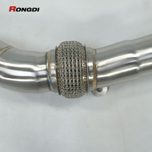 Tubi di Scarico ad Alte Prestazioni da 3.5\" a 3\" per BMW F80 M3 F82 M4, Collettore Dritto con Risonatore per Motore S55 3.0t - Product Image 6