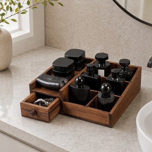 Organizador <span class=keywords><strong>de</strong></span> Colonia para Hombre, Soporte para Colonia, Organizador <span class=keywords><strong>de</strong></span> Tocador, Decoración para Habitación Masculina, Organizador <span class=keywords><strong>de</strong></span> Baño, Bandeja para Colonia - Product Image 4
