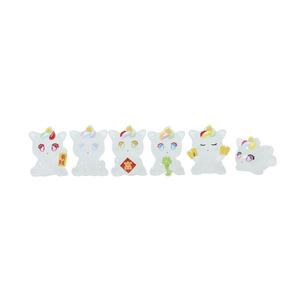 Lanshuo Set de Joyería DIY de Resina con Miniatura de Pony de Dibujos Animados 3D, Llavero Colgante que Brilla en la Oscuridad, Adorno Decorativo para Escritorio, Primavera 2026 - Product Image 3
