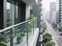 Système de balustrade en verre en acier inoxydable SS304/316 à dessin libre 24H pour projets de balcon, terrasse et escalier en colimaçon DIY