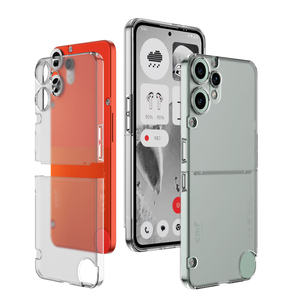Funda trasera delgada mate translúcida GKK 2 en 1 ultrafina de material PC con protección 360 anticaídas para Nothing Phone CMF Phone 2 Pro - Product Image 1