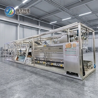 Ligne d'abattage de volailles en conteneur 500 BPH, équipement complet d'abattoir mobile en acier inoxydable 304 certifié CE