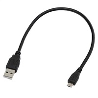 Cable Micro USB 2.0 Premium de 0.5m (50cm) Macho a Macho para Carga y Datos, Compatible con Android