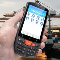 Terminal de données mobile robuste Android PDA industriel avec lecteur de codes-barres 1D 2D, expédition immédiate disponible