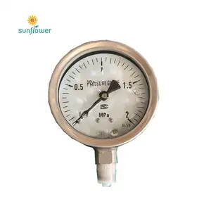 Direct manufacturers selling glycerine or silicone oil filled industrial manometer supplier