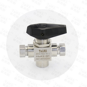 Válvulas de Bola Tipo Trunnion Suministradas por el Fabricante con Rosca Interna, Diseño de Dos Posiciones y Tres Vías - Product Image 1
