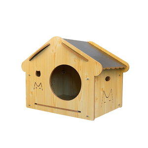 <span class=keywords><strong>Grande</strong></span> niche en bois <span class=keywords><strong>pour</strong></span> animaux domestiques, l'intérieur et l'<span class=keywords><strong>extérieur</strong></span>, nid <span class=keywords><strong>pour</strong></span> <span class=keywords><strong>chat</strong></span>, vente en gros, livraison gratuite - Product Image 2