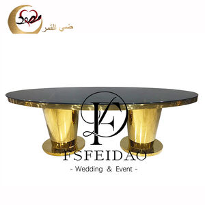 Meubles de salle à manger de style américain, table à manger nordique en acier inoxydable pour restaurant - Product Image 6