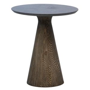 Muebles Modernos para Sala de Estar, Mesa de Centro de Madera para Eventos y Bodas, Mesa Auxiliar Redonda de Roble Macizo Nórdico Florinda - Product Image 1