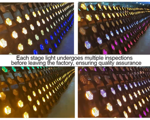 6*50W LED RGB 3 en 1 Lumière linéaire vintage Par DMX512 Lumière <span class=keywords><strong>de</strong></span> fond <span class=keywords><strong>de</strong></span> scène rétro pour DJ Concert Fête Mariage Discothèque - Product Image 3