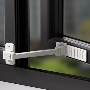 6 Sets Window Security Locks With Key - Child Safety Locks For Sliding Windows & Doors
