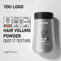 Poudre Volumisante Coiffante Homme à Logo Personnalisé, Cheveux Épais Effet Naturel, Fibre Volumisante Fluffy pour Hommes, Poudre Coiffante OEM